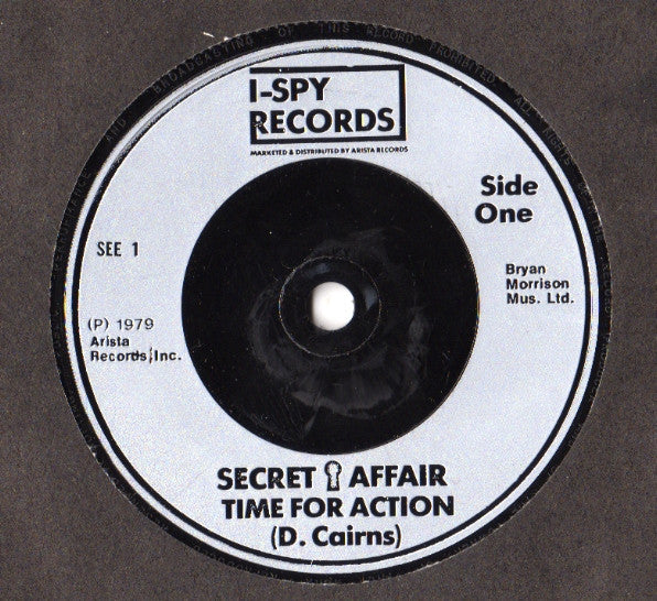 Secret Affair - Time For Action (7) (Very Good Plus (VG)) - DaddyPop
