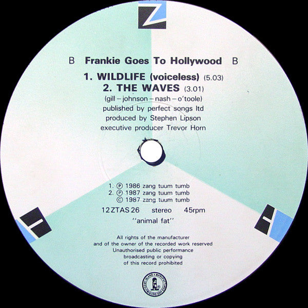 Frankie Goes To Hollywood : Watching The Wildlife (Hotter) (12", Single)