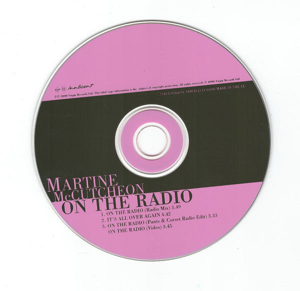 Martine McCutcheon : On The Radio (CD, Single, Enh)