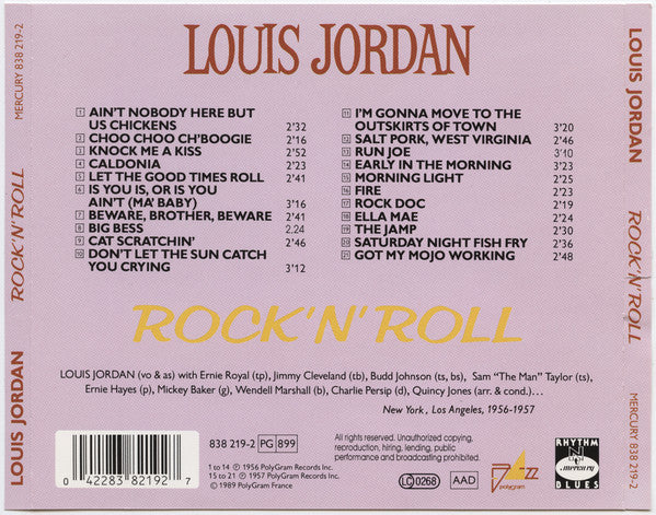 Louis Jordan : Rock 'n' Roll (CD, Comp, RP)