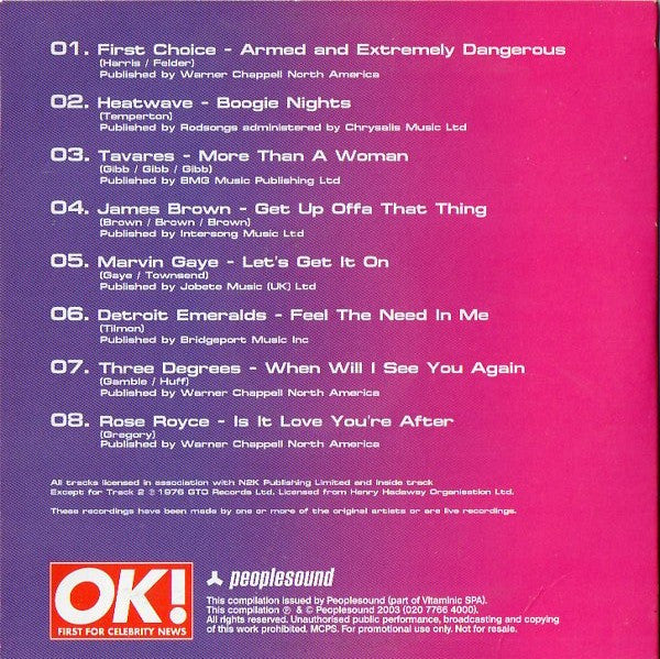 Various : 70s Disco (CD, Comp, Promo)