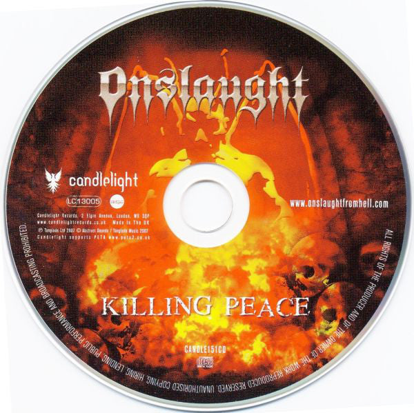 Onslaught (2) : Killing Peace (CD, Album)