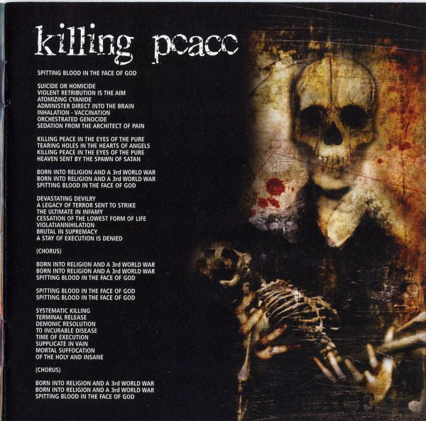 Onslaught (2) : Killing Peace (CD, Album)