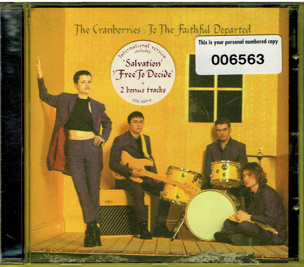 The Cranberries : To The Faithful Departed (CD, Album, Num, Yel)