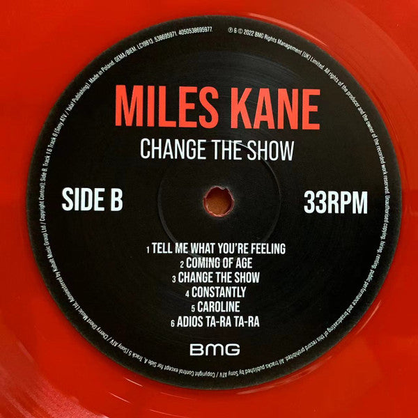 Miles Kane : Change The Show (LP, Album, Ltd, Red)
