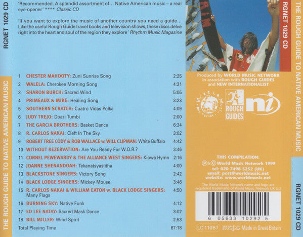 Various - The Rough Guide To Native American Music (CD) (Mint (M)) - DaddyPop
