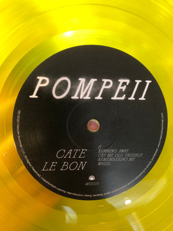 Cate Le Bon : Pompeii (LP, Album, Yel)