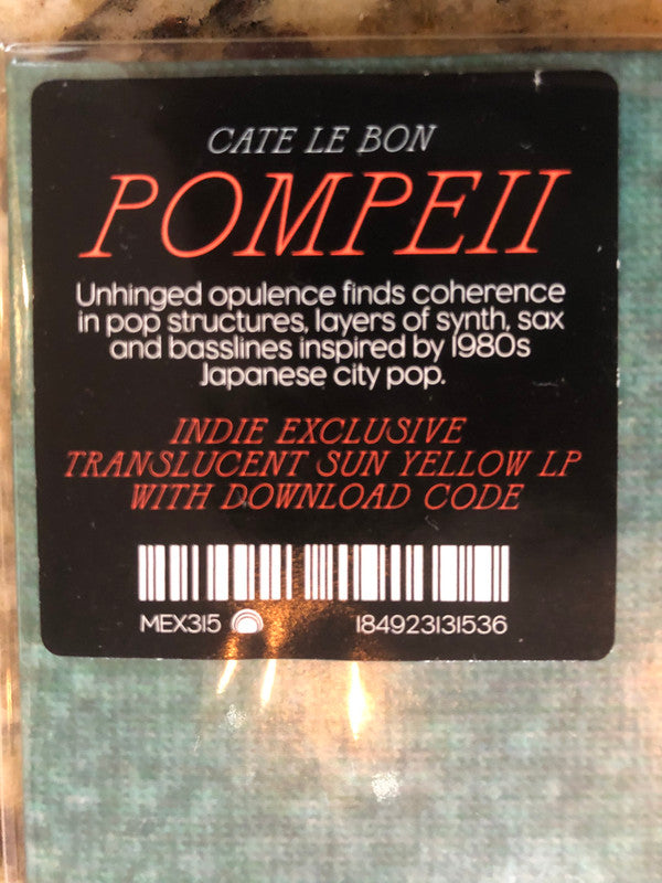 Cate Le Bon : Pompeii (LP, Album, Yel)