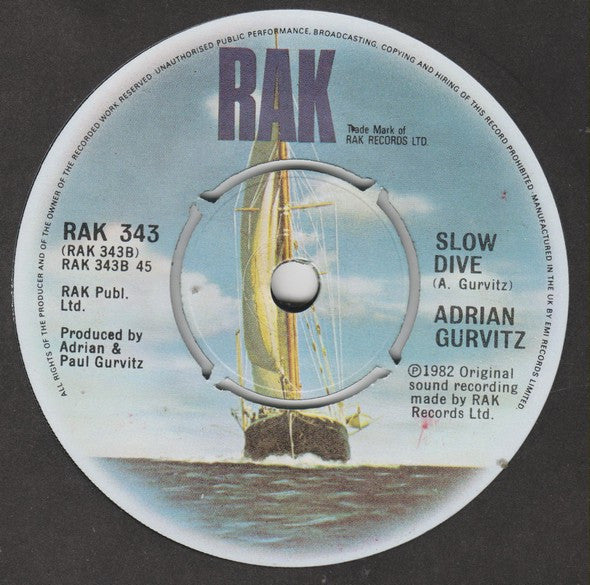 Adrian Gurvitz - Your Dream (7) (Very Good Plus (VG)) - DaddyPop