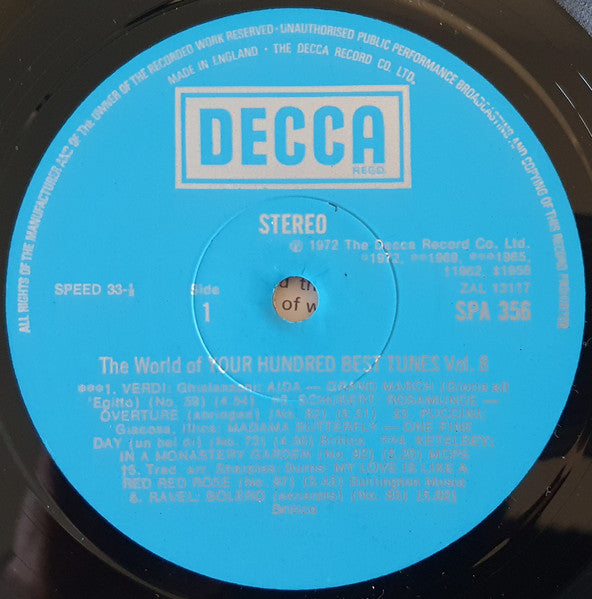 Various : The World Of Your Hundred Best Tunes Vol. 8 (LP, Comp, Sil)