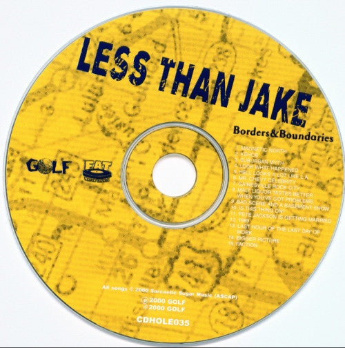 Less Than Jake : Borders & Boundaries (CD, Album)