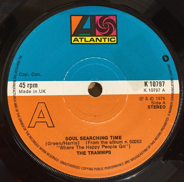 The Trammps : Soul Searching Time (7", Single, Sol)