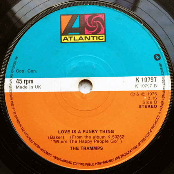 The Trammps : Soul Searching Time (7", Single, Sol)