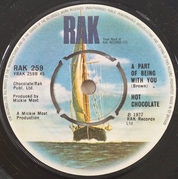 Hot Chocolate : So You Win Again (7", Single)