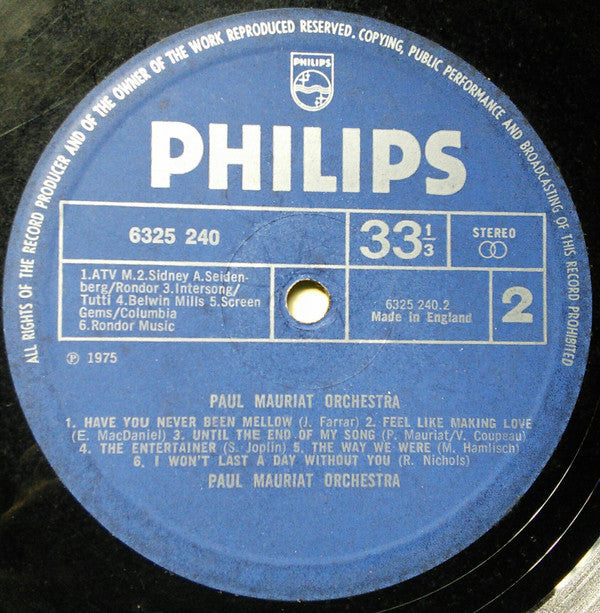 Paul Mauriat And His Orchestra : The Paul Mauriat Orchestra (LP)