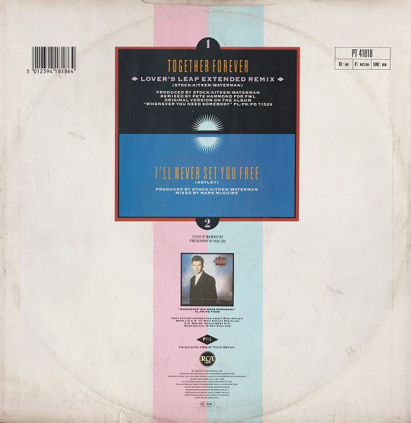 Rick Astley : Together Forever (12", Single)