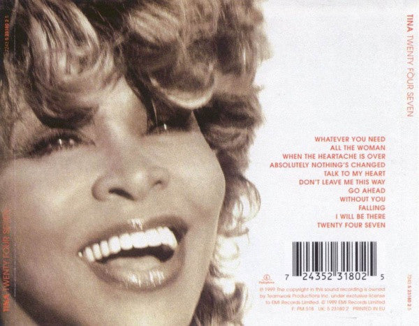 Tina Turner : Twenty Four Seven (CD, Album)