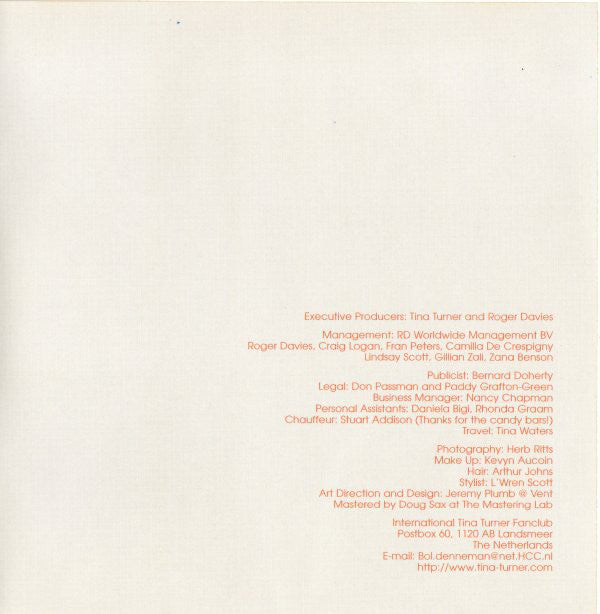 Tina Turner : Twenty Four Seven (CD, Album)