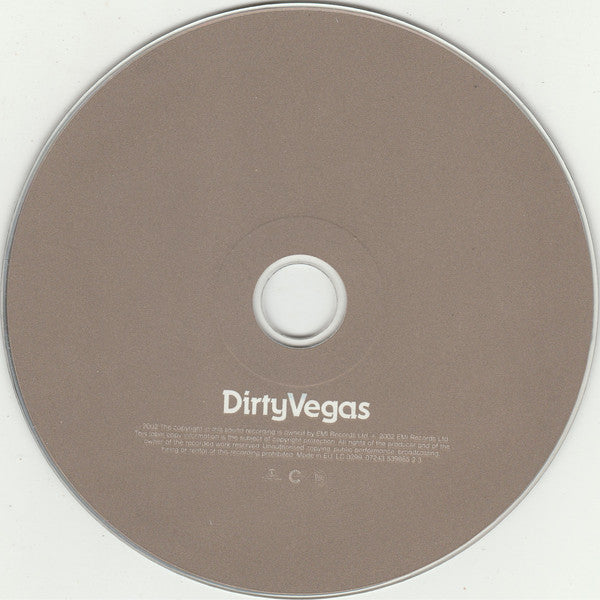 Dirty Vegas : Dirty Vegas (CD, Album)