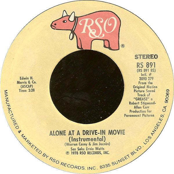 John Travolta And Olivia Newton-John : You're The One That I Want (7", Single, Styrene, Pit)