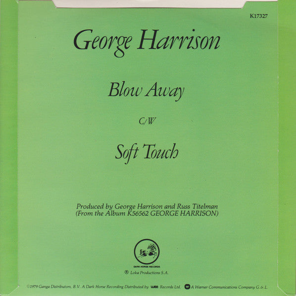 George Harrison : Blow Away (7", Single)