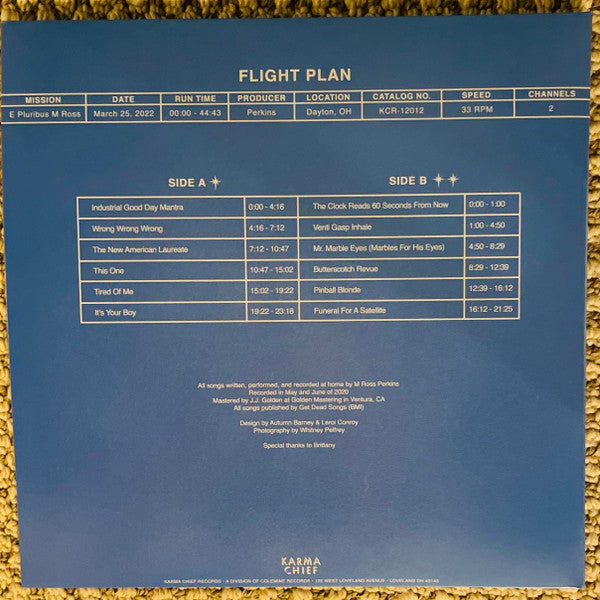 M Ross Perkins : E Pluribus M Ross (LP, Album, Ltd, Cle)