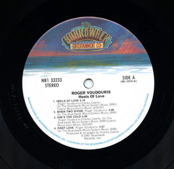 Roger Voudouris : On The Heels Of Love (LP, Album, Ter)