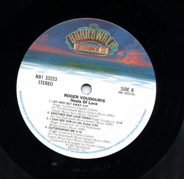 Roger Voudouris : On The Heels Of Love (LP, Album, Ter)