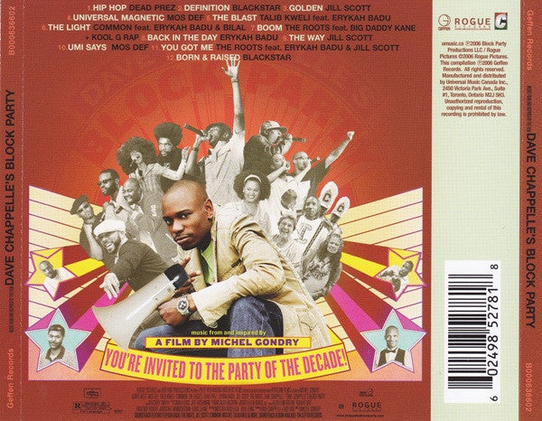 Various : Music From And Inspired By The Film: Dave Chappelle's Block Party (CD, Comp)