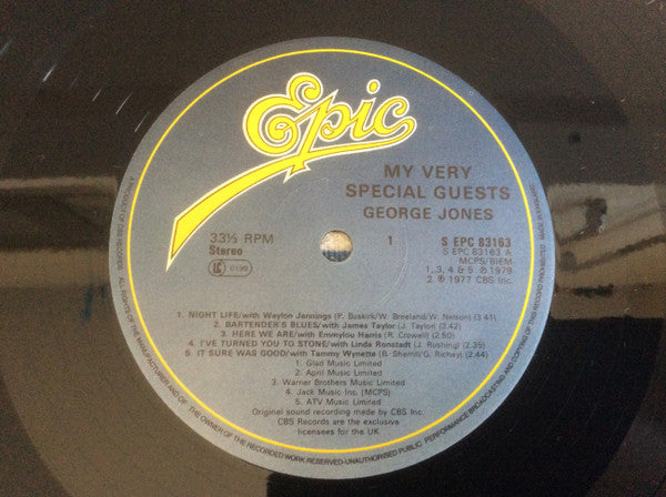 George Jones (2) : My Very Special Guests (LP, Album)