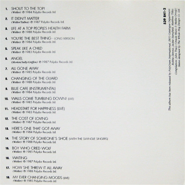 The Style Council : The Style Council (CD, Comp)