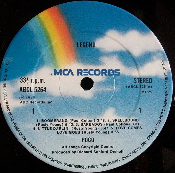 Poco (3) : Legend (LP, Album, Blu)