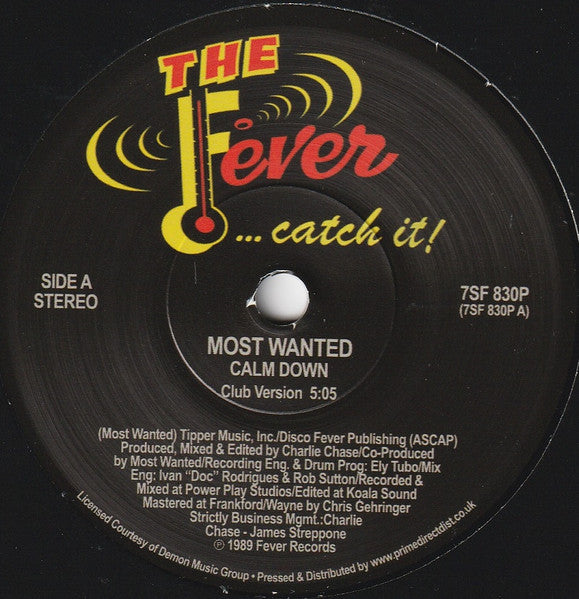 III Most Wanted : Calm Down (7", RSD, Single, RE)