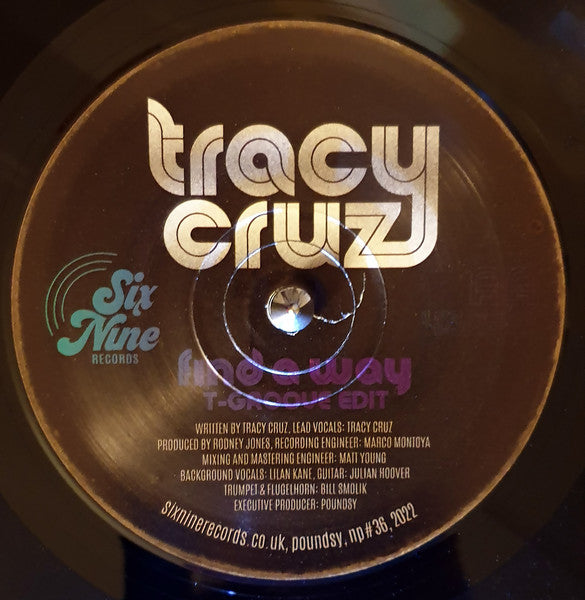 Tracy Cruz (3) : Find A Way (7", Single, Ltd)
