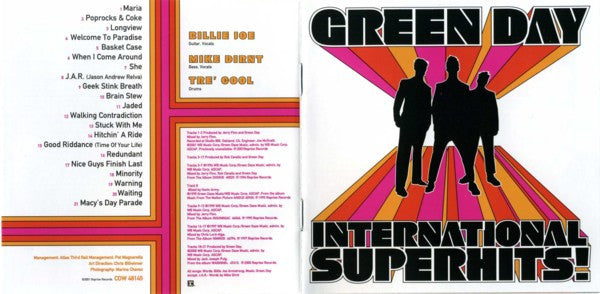 Green Day : International Superhits! (CD, Comp)