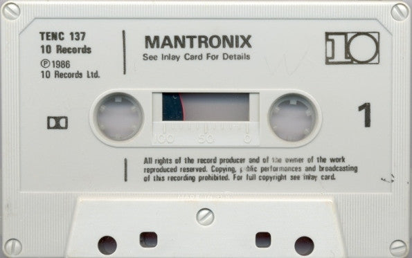 Mantronix : Who Is It? (Cass, Single, S/Edition)