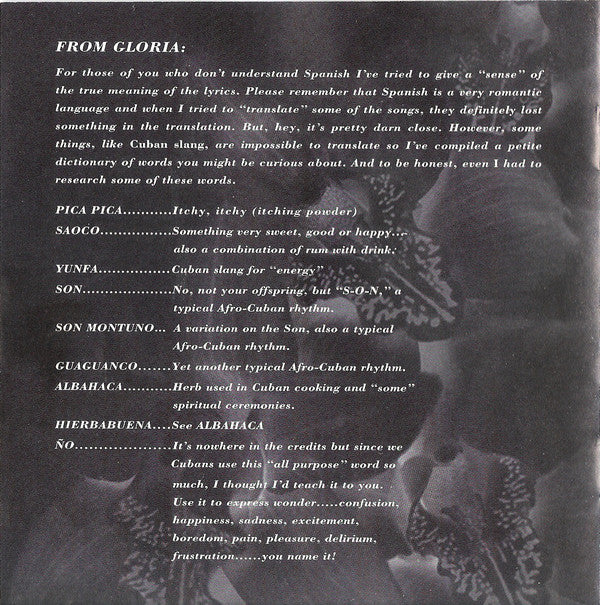 Gloria Estefan : Mi Tierra (CD, Album)