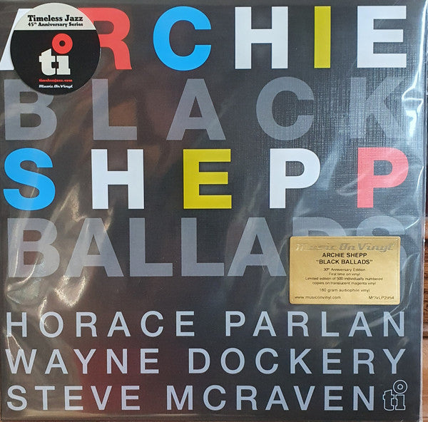 Archie Shepp : Black Ballads (2xLP, Album, Ltd, Num, RE, Tra)