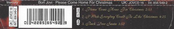 Bon Jovi : Please Come Home For Christmas (CD, Single)