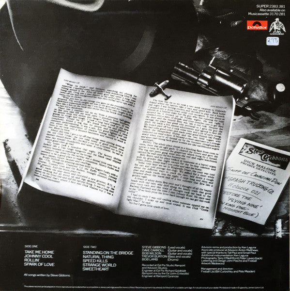 Steve Gibbons Band : Any Road Up (LP, Album)