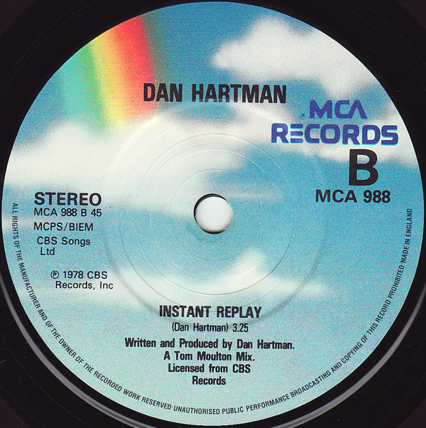 Dan Hartman : I Can Dream About You (7", Single, Pap)