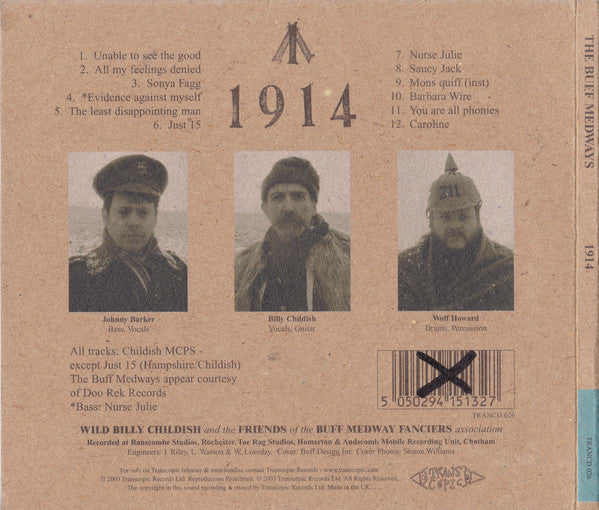 The Buff Medways : 1914 (CD, Album, Dig)