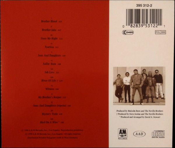 The Neville Brothers : Brother's Keeper (CD, Album)