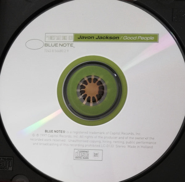 Javon Jackson : Good People (CD, Album)