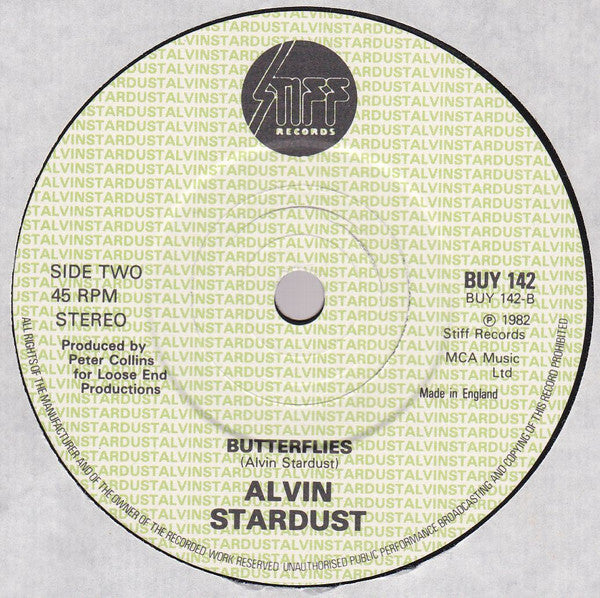 Alvin Stardust - Weekend (7) (Very Good (VG)) - DaddyPop