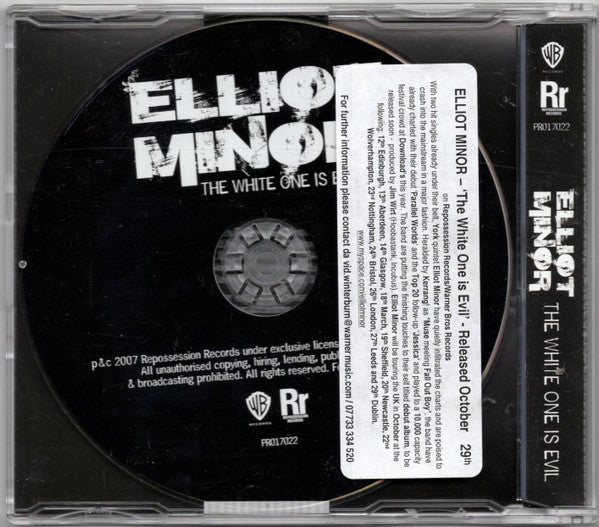 Elliot Minor : The White One Is Evil (CD, Single, Promo)