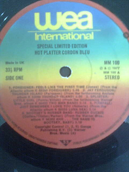 Various : Hot Platter Cordon Bleu (LP, Comp, Ltd)