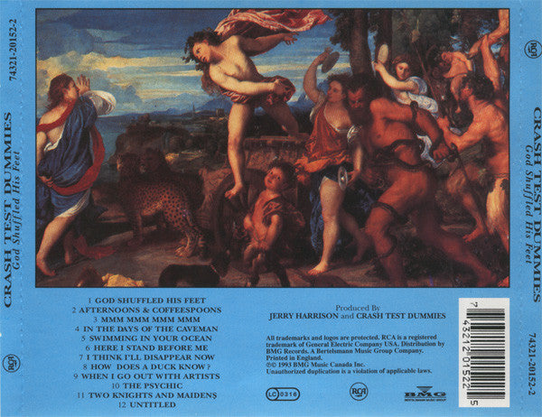 Crash Test Dummies : God Shuffled His Feet (CD, Album)