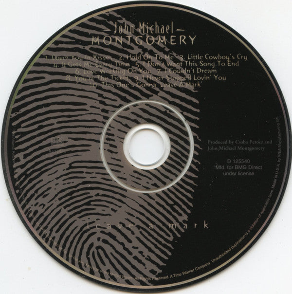 John Michael Montgomery : Leave A Mark (CD, Album, Club)