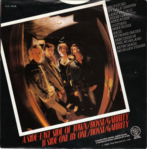 Slaughter And The Dogs : East Side Of Town (7", Promo)